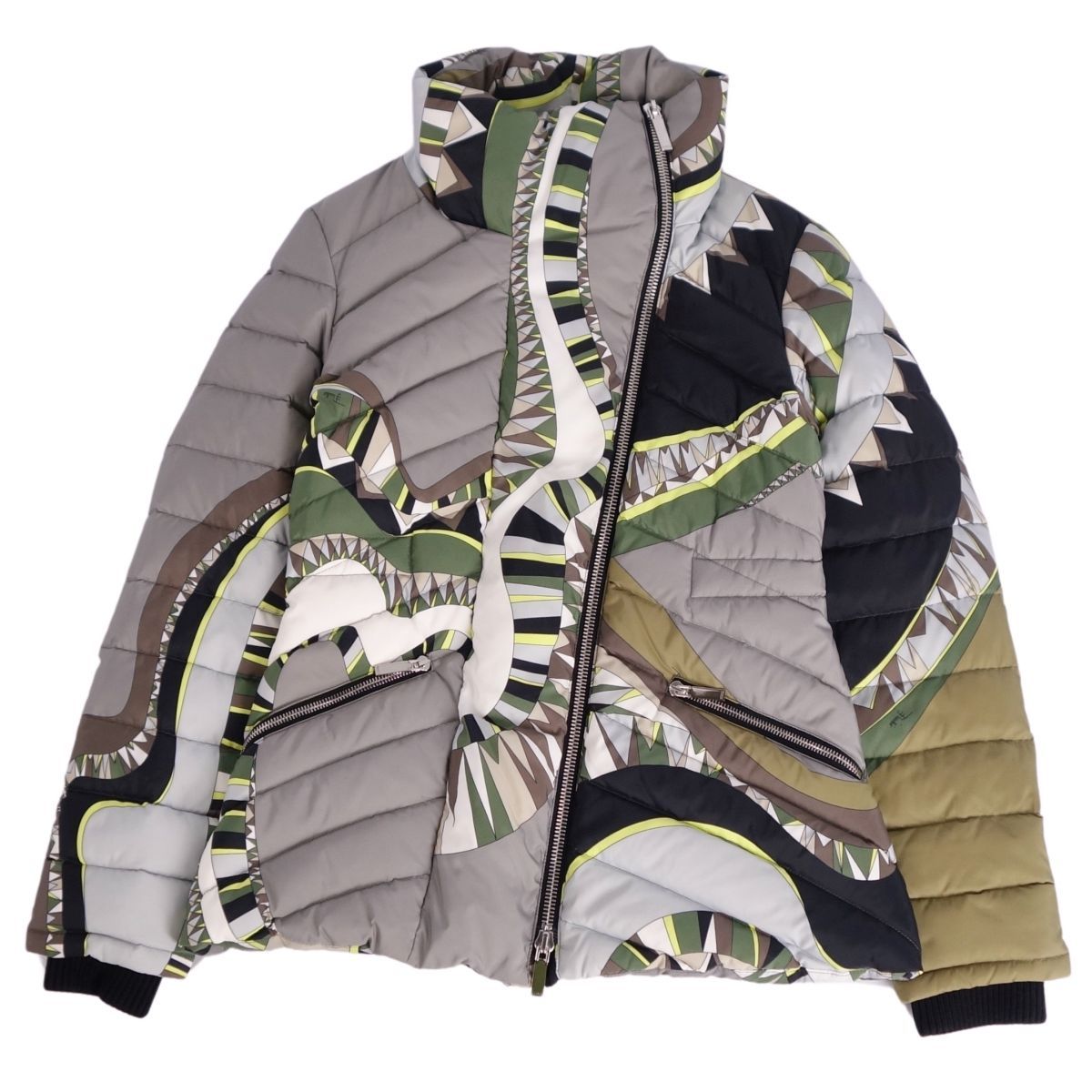 美品 エミリオプッチ EMILIO PUCCI ジャケット ダウンジャケット 総