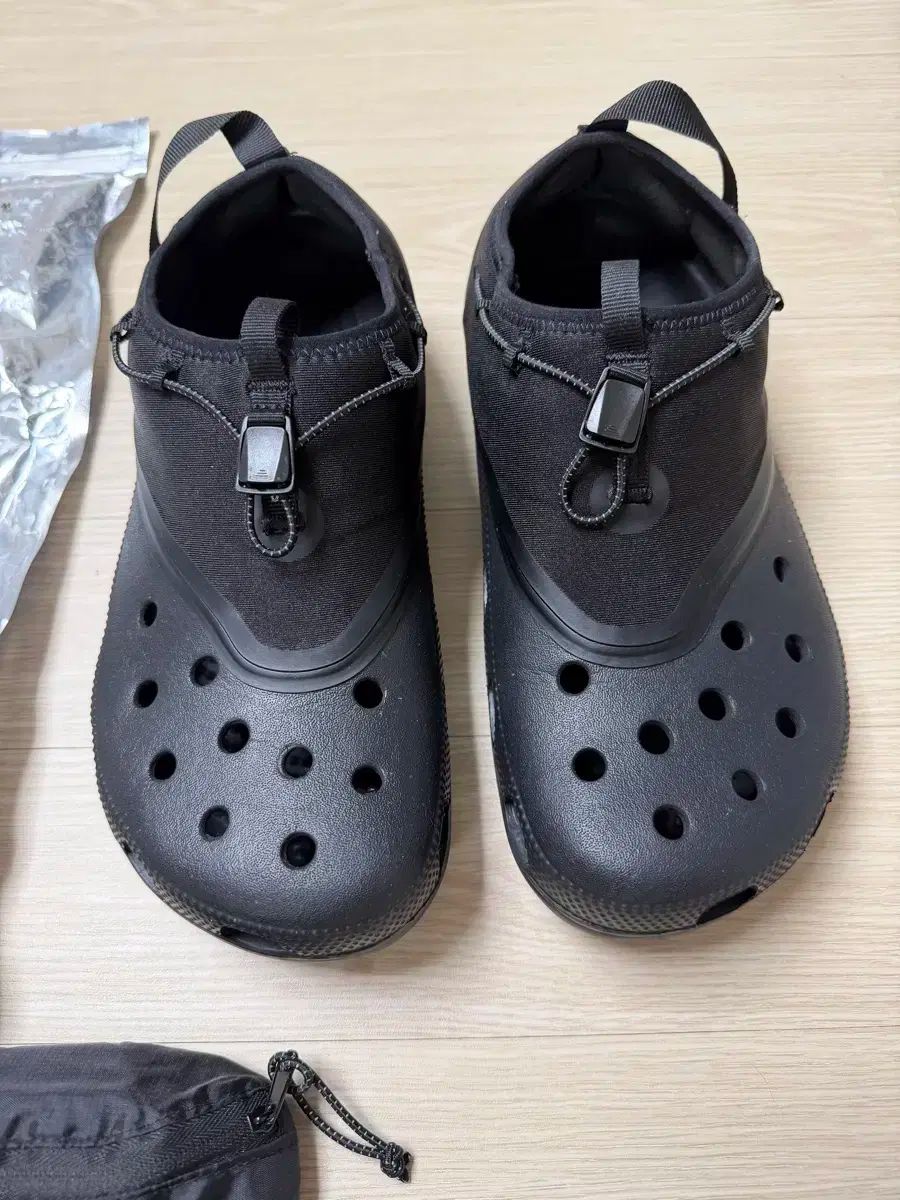 US9 Crocs satisfy セティスパイ クロックス クロッグ ブラック
