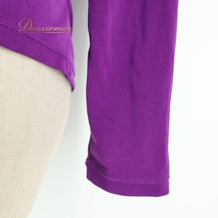 【社交ダンス】チャコット  Dance パープルペイズリー調トップス チャコット 社交ダンス トップス M