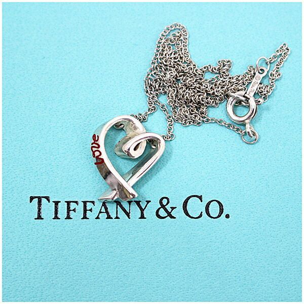 Tiffany＆Co.ラビングハート　限定品　レッドエナメル　LOVEネックレス