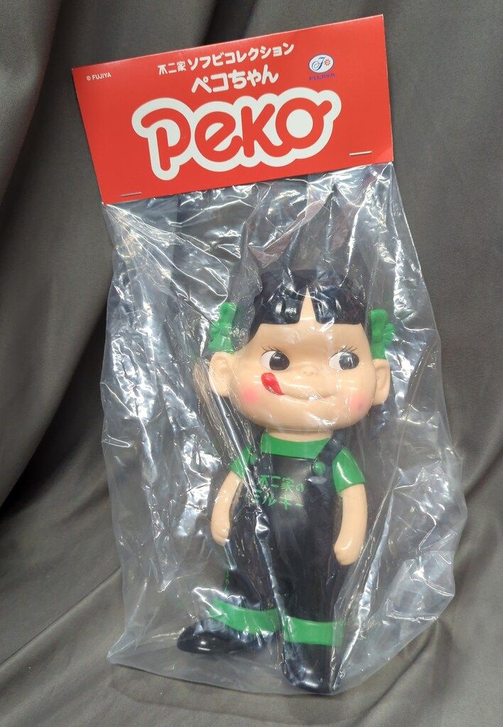 MEDICOMTOY 不二家ソフビコレクションペコちゃん 未開封 不二家ソフビコレクション ペコちゃん（ロングまつ毛）の通販
