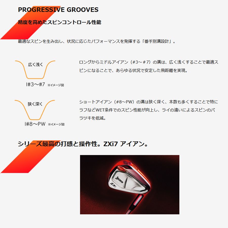 【美品】Srixon ZXi7 アイアン 5本セット 純正カーボン 70S スリクソン ZXi7 アイアン | アイアン | 製品情報 | DUNLOP