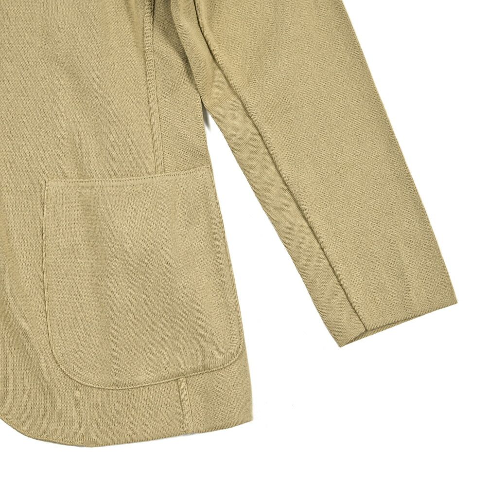 LARDINI ニットジャケット 2Bシングル 春夏秋 コットン 100