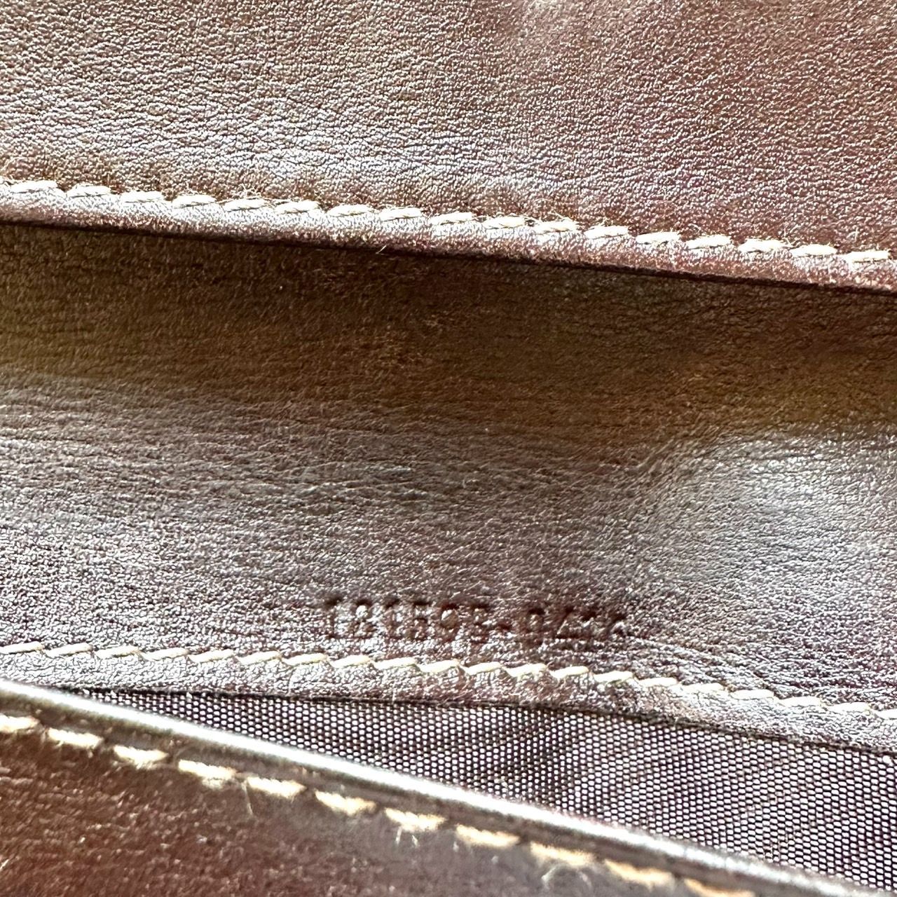 グッチ GUCCI 長財布 GGキャンバス シマ ダークブラウン - メルカリ
