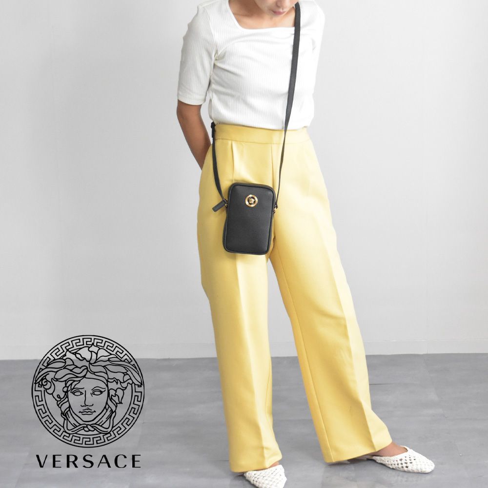 VERSACE ショルダーバッグ カーフレザー メデューサ
