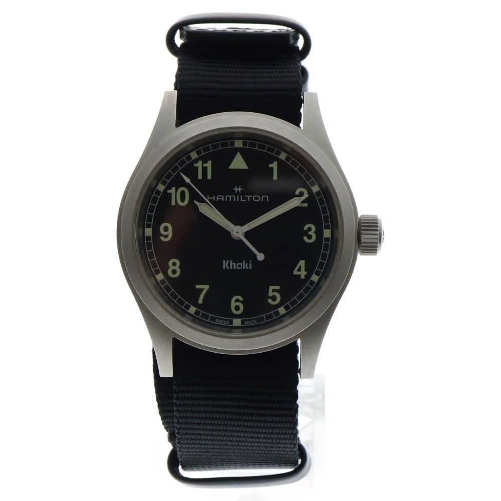 〇〇HAMILTON ハミルトン フィールド クォーツ 腕時計 H694010 グレー  