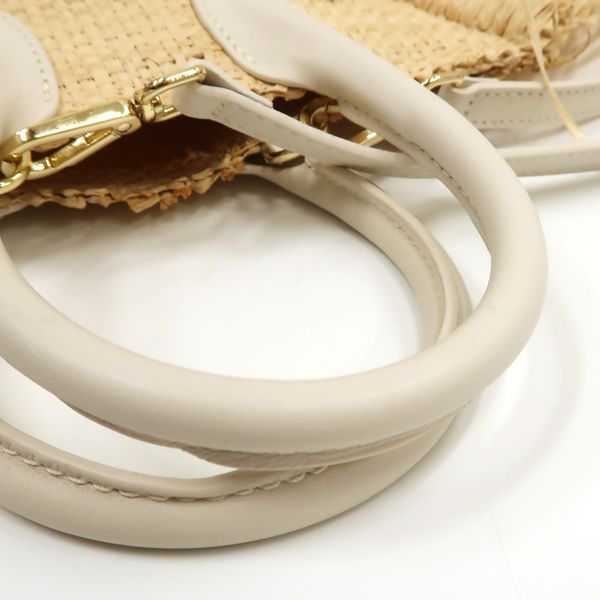 JACQUEMUS フリンジ ミニバッグ 2WAY ラフィア ストロー 藁編み 美品 