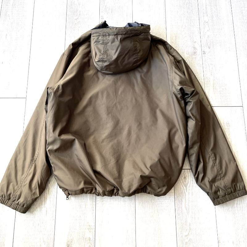 90s Vintage UNIQLO Padded Half Zip Anorak Parka Men's L Navy Tag