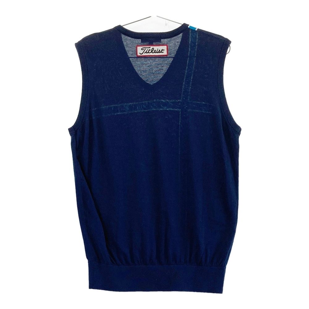 サイズ：L TITLEIST タイトリスト ニットベスト ネイビー系