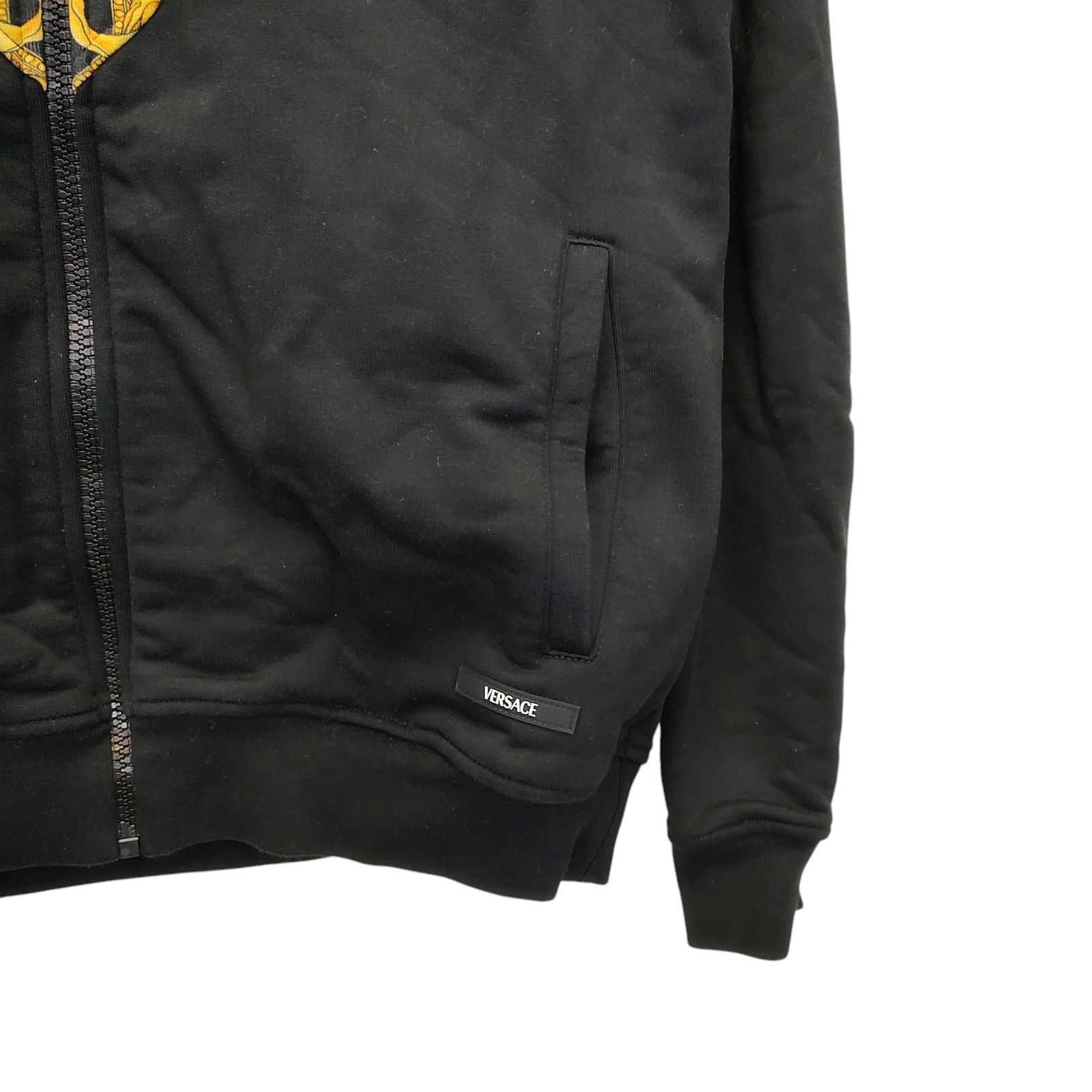 VERSACE ヴェルサーチ バロック柄 ジップアップ パーカー