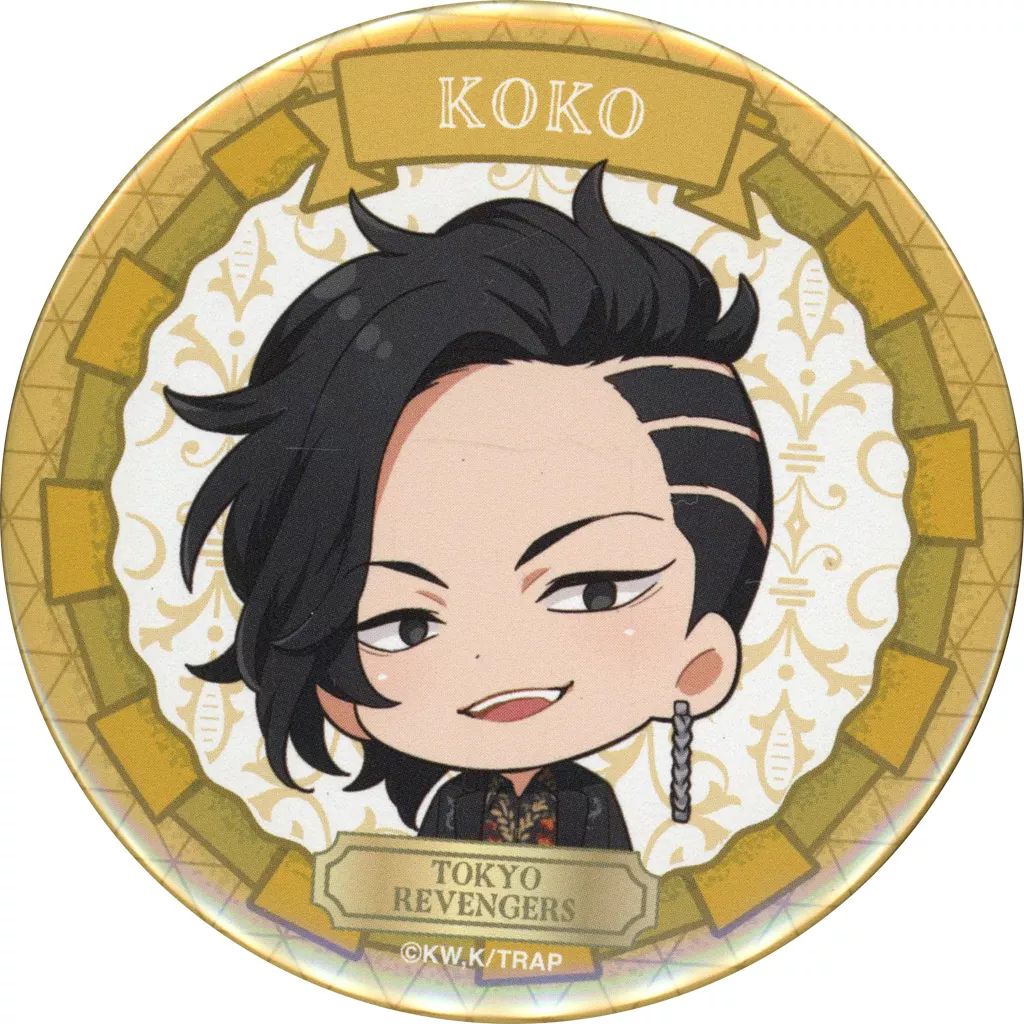 東リベ 九井一 ココ まるくじ グリッター 缶バッジ Wrapping 希少 東