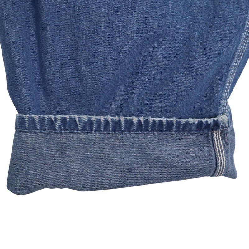 KEY キー デニムオーバーオール メンズW 56 ブルー ワーク ビンテージ 大きいサイズ hps-0059