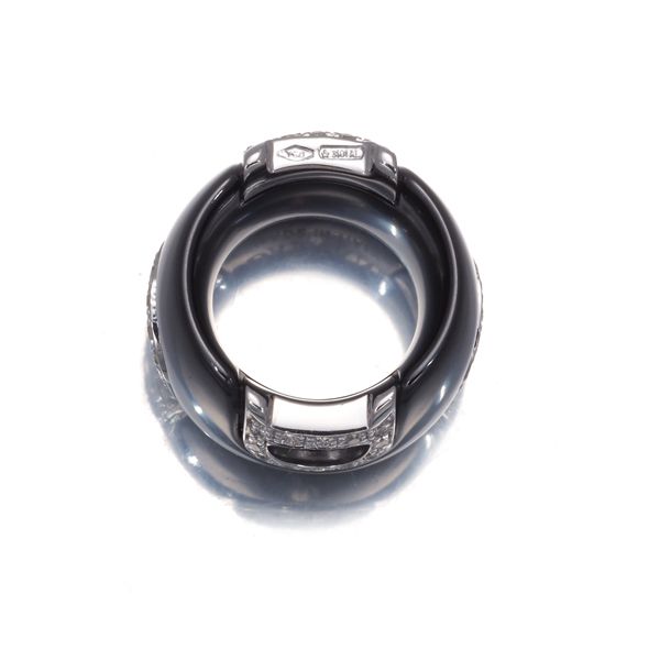 ダミアーニ ペンダントトップ ダイヤ ダイヤモンド Dアイコン K18WG セラミック 177920