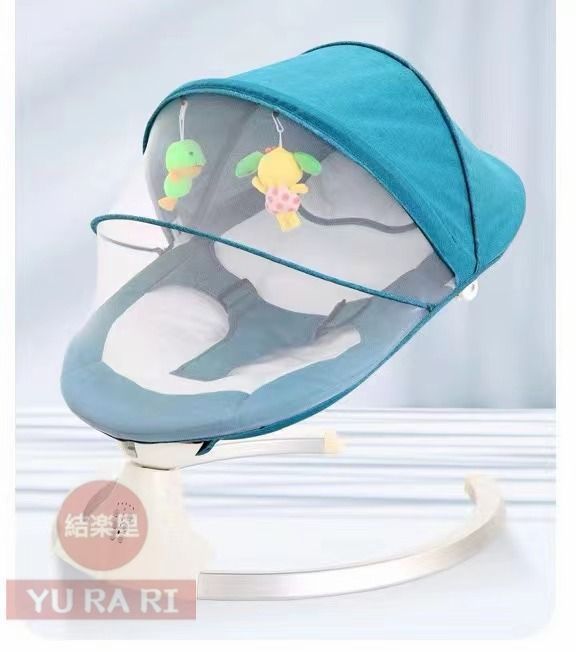 【新品未使用】バウンサー ベビー用 電動スウィング レンタル スイング ゆりかご 赤ちゃん 新生児 1才半 ベビーラック 5段