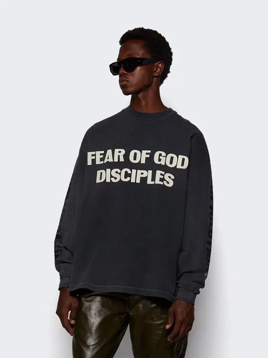 FEAR OF GOD フィアオブゴッド 8TH リラックスド ディサイプル LS Tシャツ 黒
