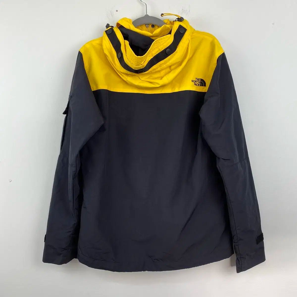 THE NORTH FACE ザ ノース フェイス ホワイトラベル 黒 黄色 ミラーズ ウィンドブレーカー ジャケット XS
