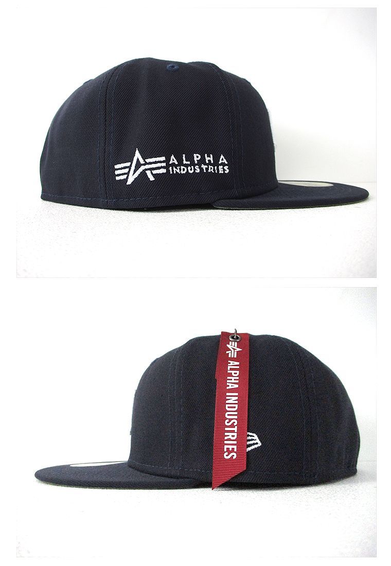 NEW ERA×ALPHA INDUSTRIES ヤンキース 59FIFTY コラボキャップ New York Yankees メンズキャップ  ベースボールキャップ ユニセックス 男女兼用 帽子 熱中症対策 - メルカリ