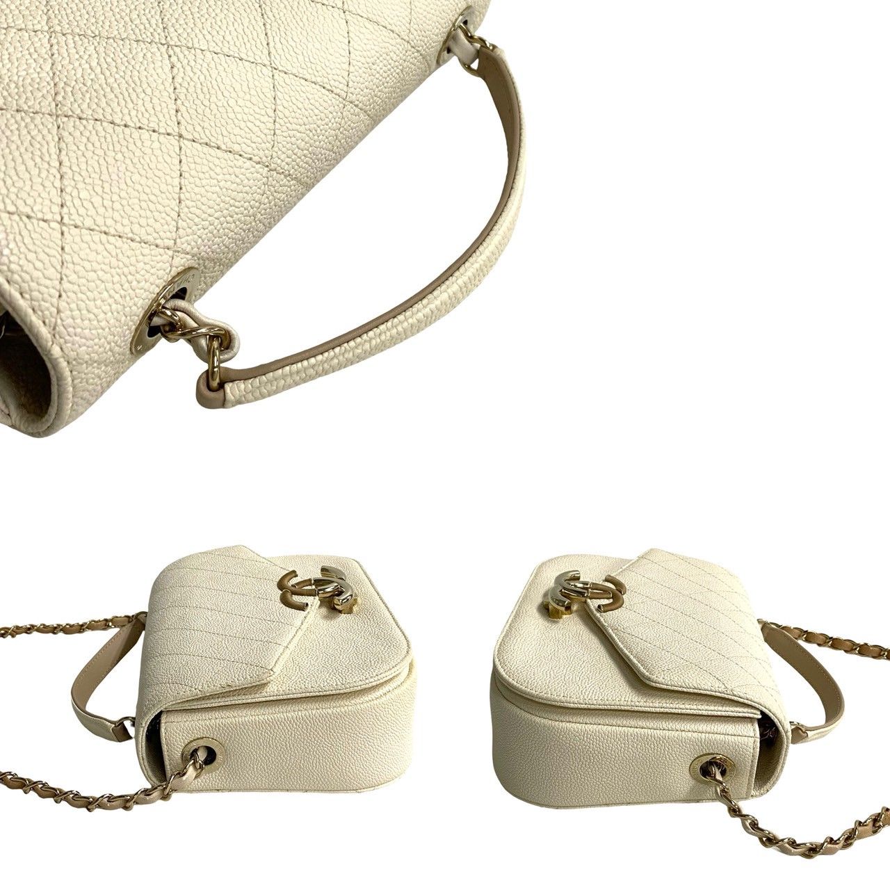 ほぼ未使用 カード シール有 25番台 CHANEL シャネル マトラッセ ココ 