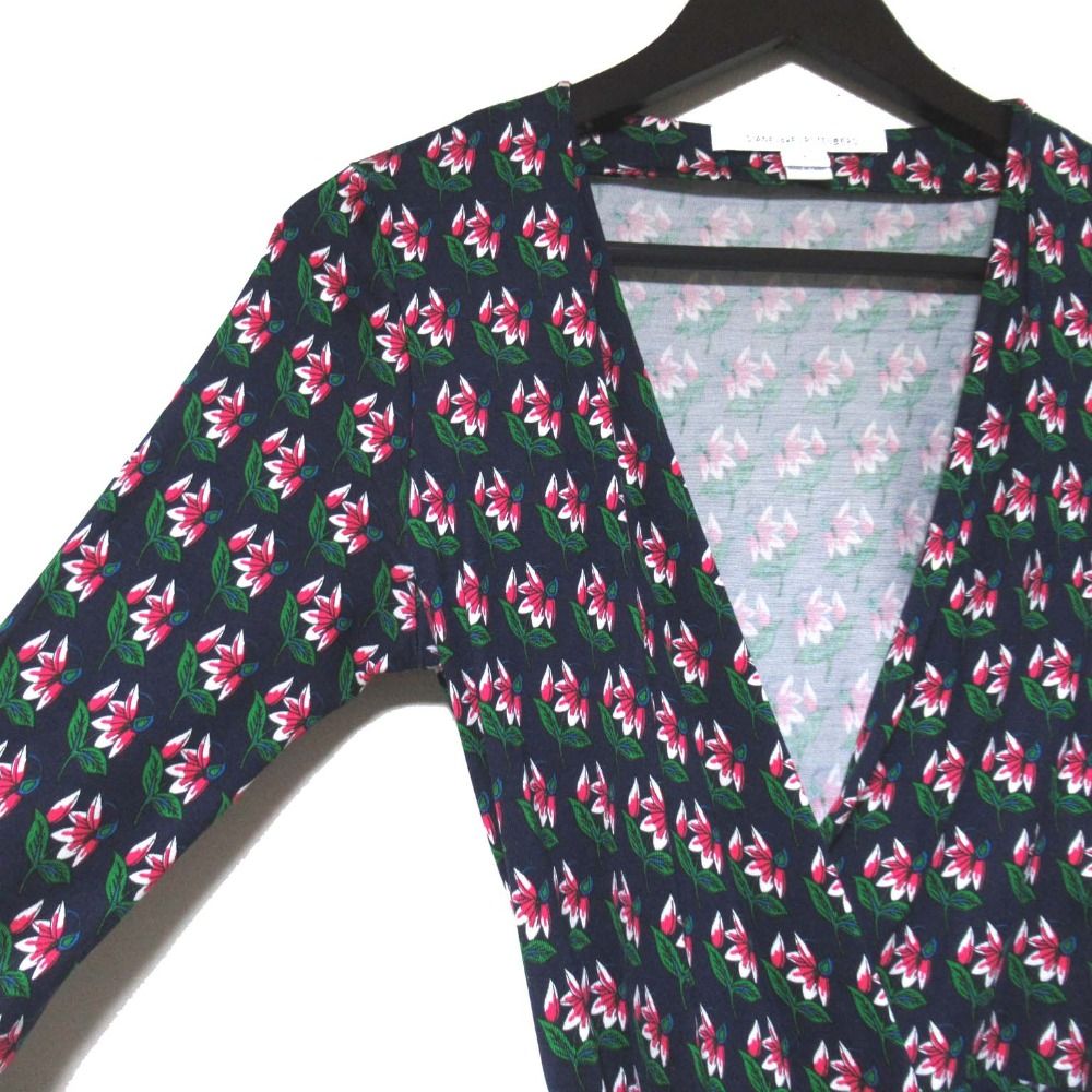 極美品❣️DVF ラップワンピース シルク100% ダイアンフォンファステンバーグ DVF シルク100％ ラップ
