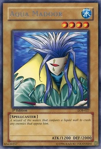 遊戯王 アクアマドール 中古】遊戯王 LOB-027[R]：Aqua Madoor/アクア・マドール - メルカリ