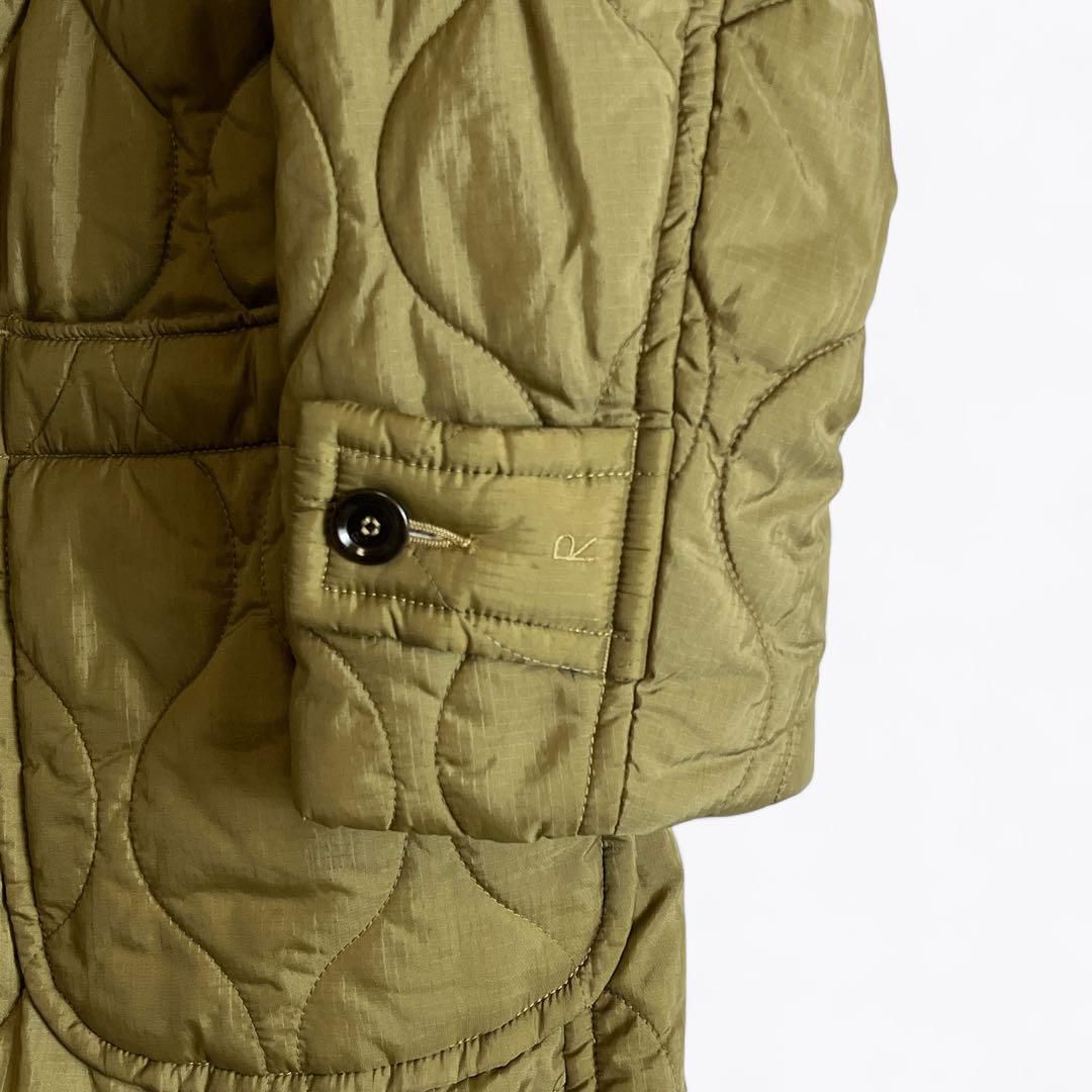 45R リップストップナイロンのAKIYAコート 定価64,900円 極美品】45R リップストップナイロンのAKIYAコート キルティング