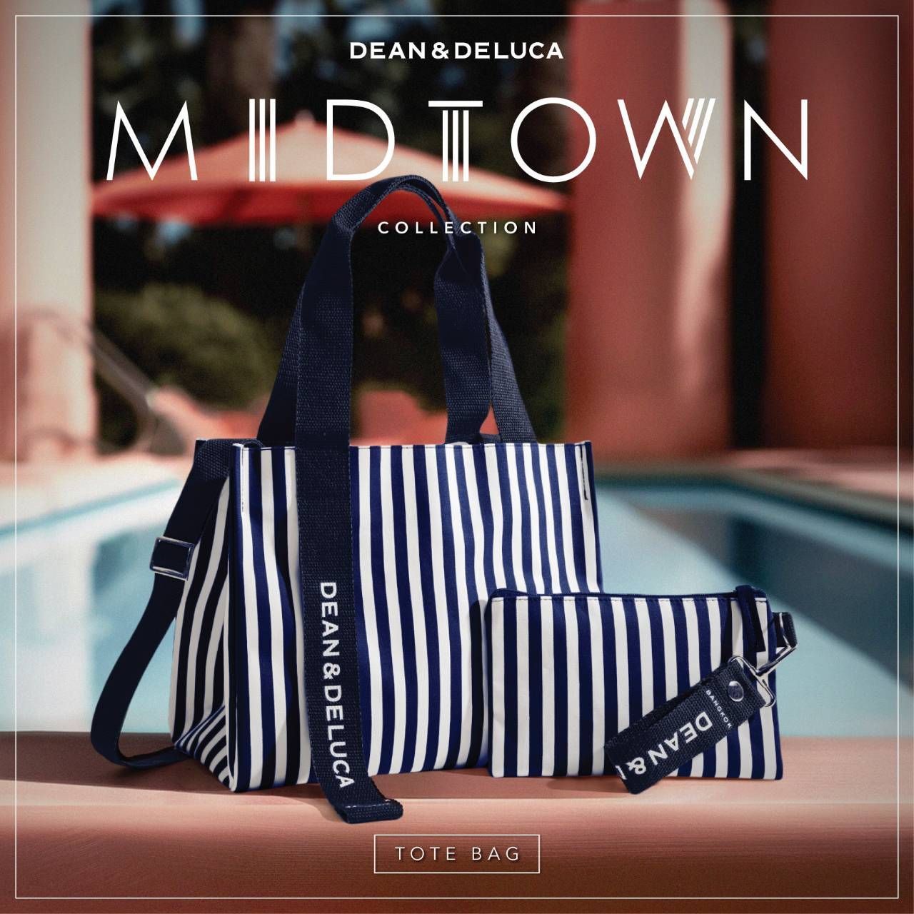 タイ限定 DEAN&DELUCA ディーンアンドデルーカ ストライプ