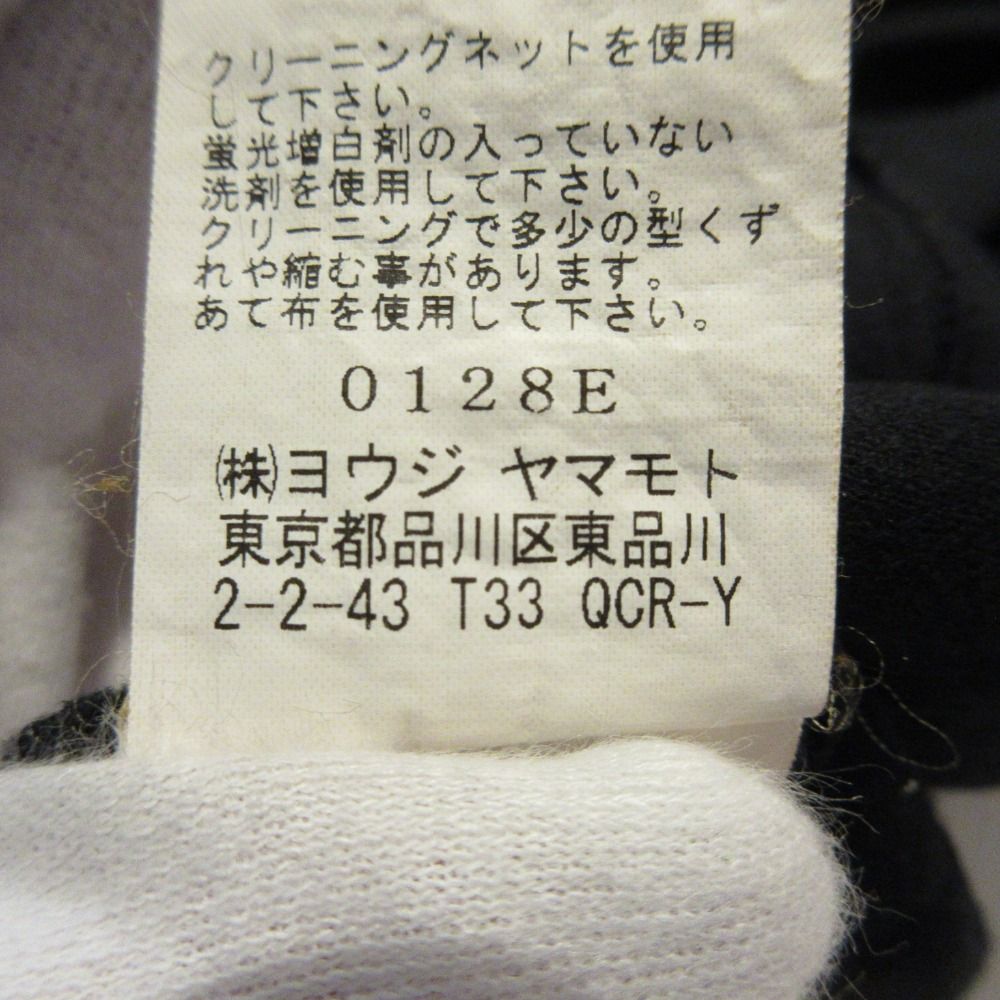 美品 TAKESHI KOSAKA by Y's Pink Label ワイズピンクレーベル ロゴプリント 半袖 クルーネック Tシャツ カットソー サイズ2 ブラック レディース 古着 中古 美品 TAKESHI KOSAKA by Y's Pink Label ワイズピンクレーベル