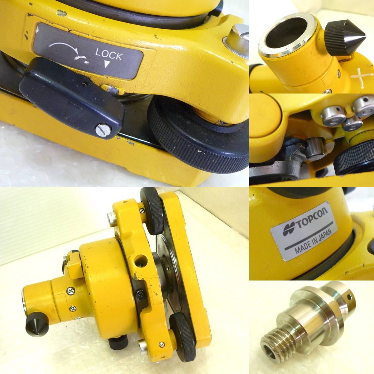 22年校正済み TOPCON トプコン 1素子プリズム EDM ACCESSORIES-3 着脱式整準台セット 付属品 長距離測量 測定 ハードケース  建築 お得_71 - メルカリ