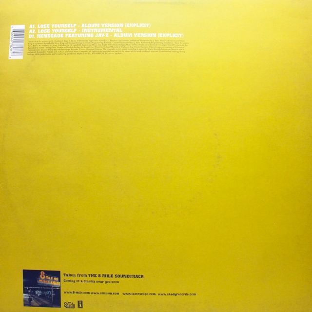 Eminem / Lose Yourself レコード - メルカリ