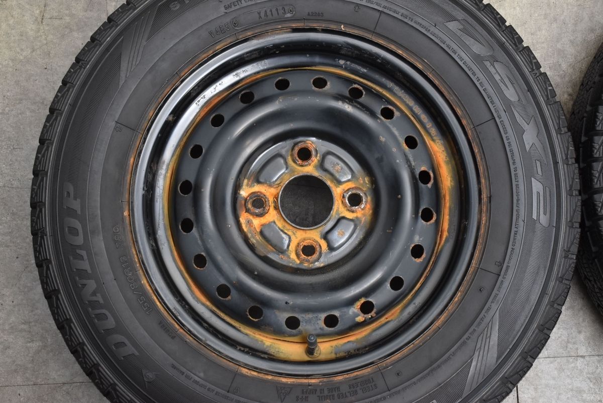 大特価】パッソ ヴィッツ 等に スチール 13in 4.50B +45 PCD100