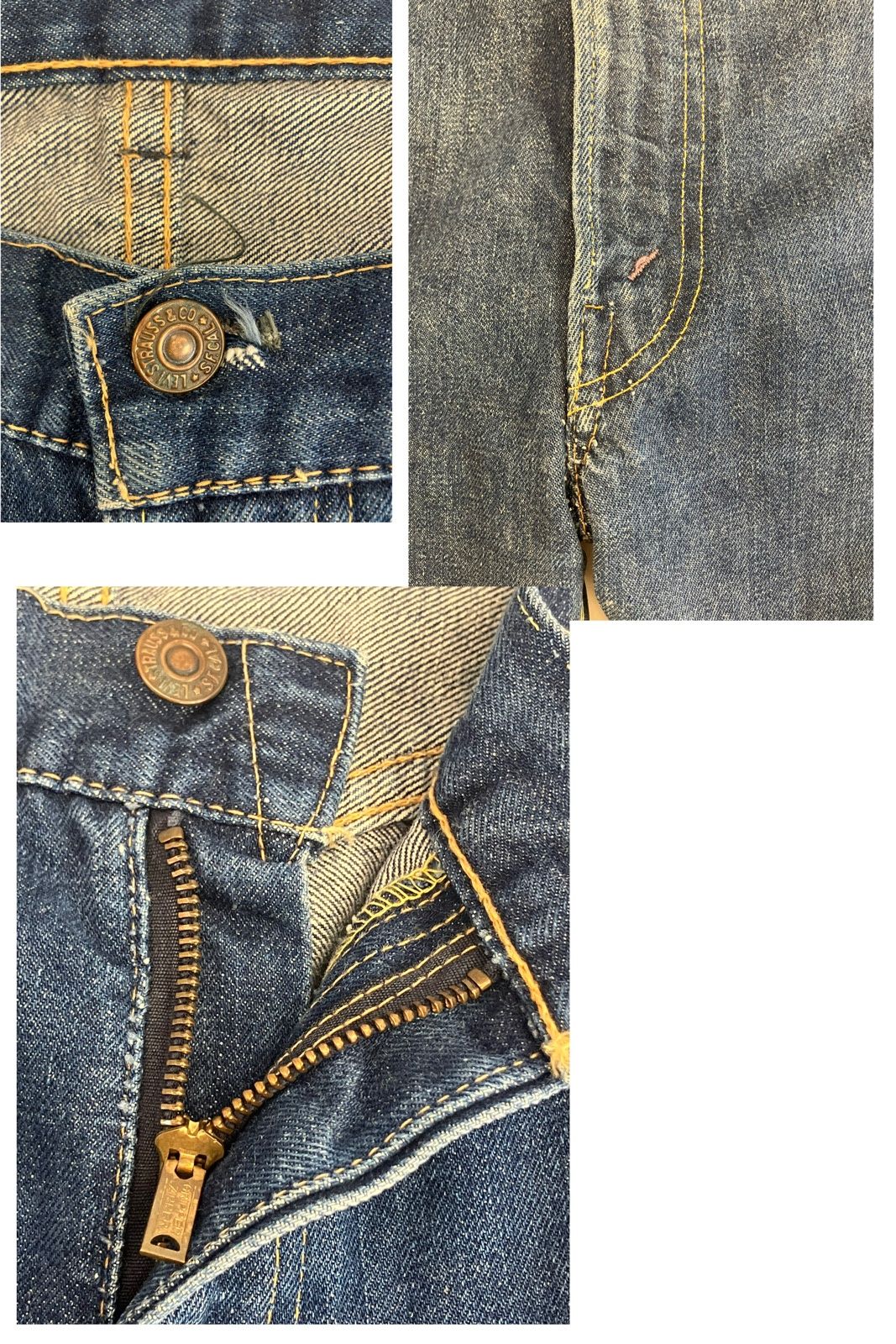 リーバイス Levi's 60's 60年代 551ZXX ボタン裏K刻印 紙パッチ ギャラ