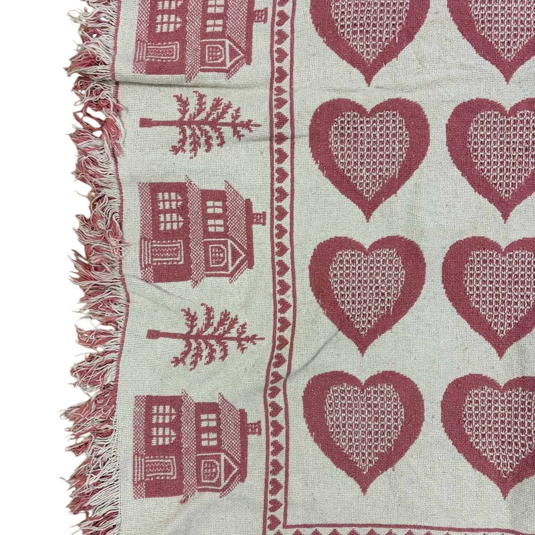 vintageラグ カーペット トップ ハート カントリー ハウス 1785