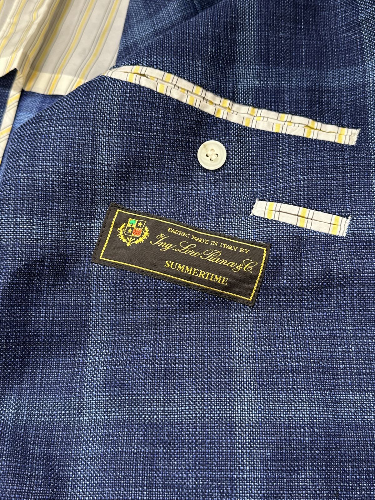 高品質 Loro Piana SUMMERTIME ロロピアーナ テーラードジャケット 