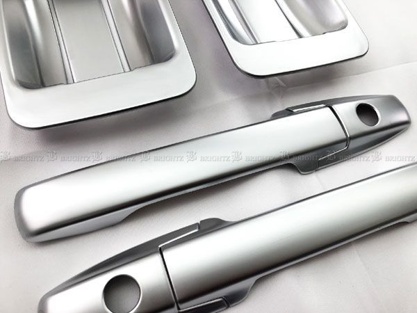 N-VAN JJ1 JJ2 ドアハンドルカバー ノブ皿セット サテンシルバーメッキ