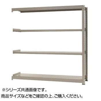 最新作，大得価 中量ラック　耐荷重500kgタイプ　連結　間口1800×奥行600×高さ1200mm　4段　ニューアイボリー その他