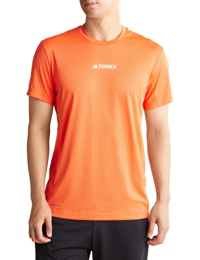 【新品・5営業日で発送】ADIDAS アディダス 41_MTERREXMULTIハンソデTシャツ (QF310) 色 : セミインパクトORG サイズ : J／XL 
