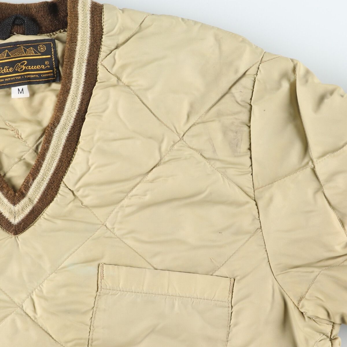 古着 90年代 エディーバウアー Eddie Bauer 黒タグ プルオーバー