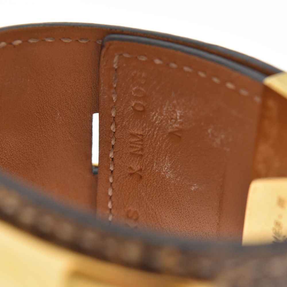 HERMES (エルメス) Collier de Chien パイソン柄コリエドシアン レザー