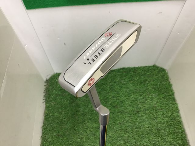 オデッセイ WHITE STEEL 1 34インチ パター PT スチール フレックスその他 メンズ 男性用 右利き 右用 Dランク ゴルフクラブ
