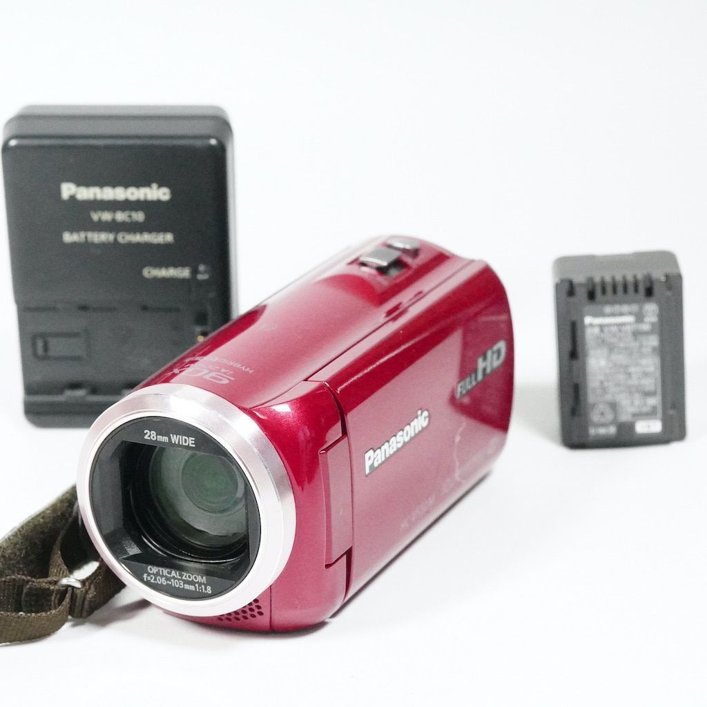 Panasonic パナソニック HC-V550M レッド 返金保証 |1729