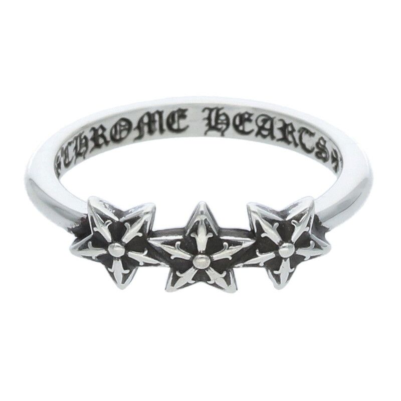 クロムハーツ  バブルガムリング　スリースター CHROME HEARTS 5 PT STAR BUBBLEGUM RING クロムハーツ 5 スター