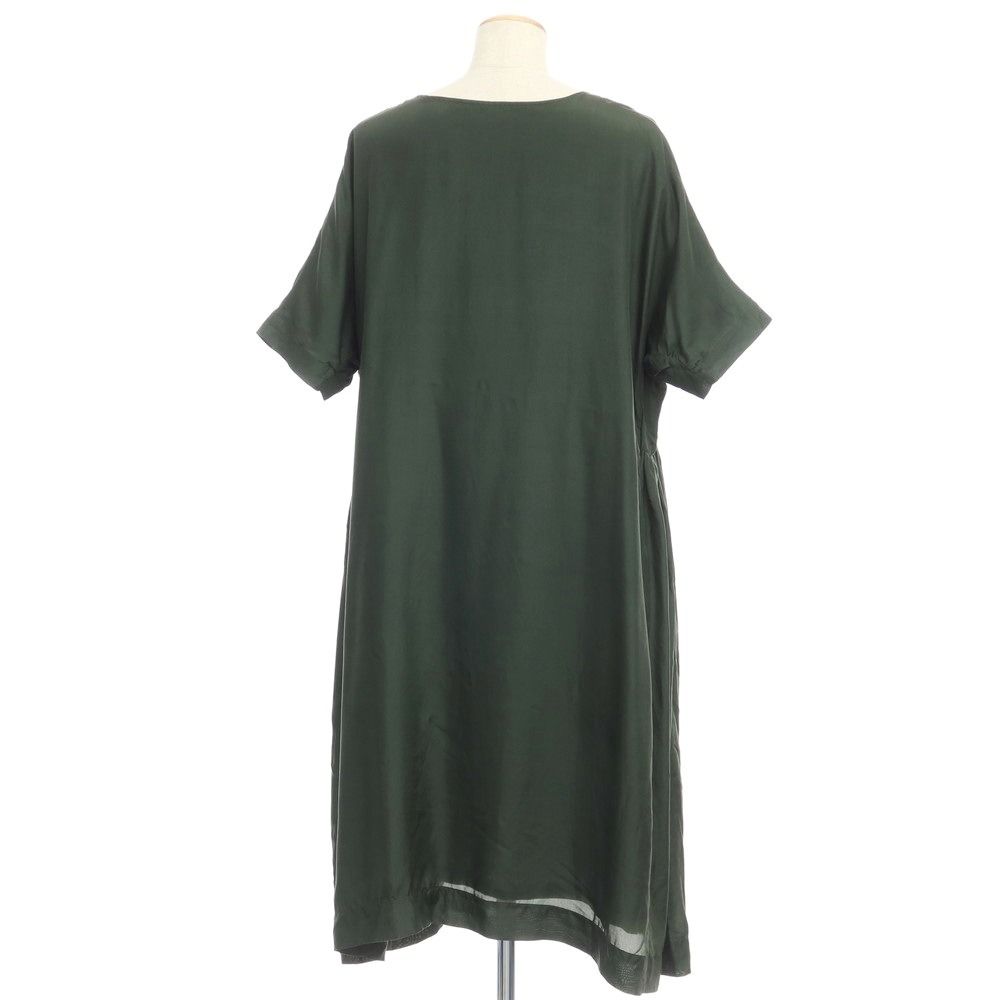 中古】ケイシー ケイシー CASEY CASEY シルク 半袖 ワンピース ダーク  