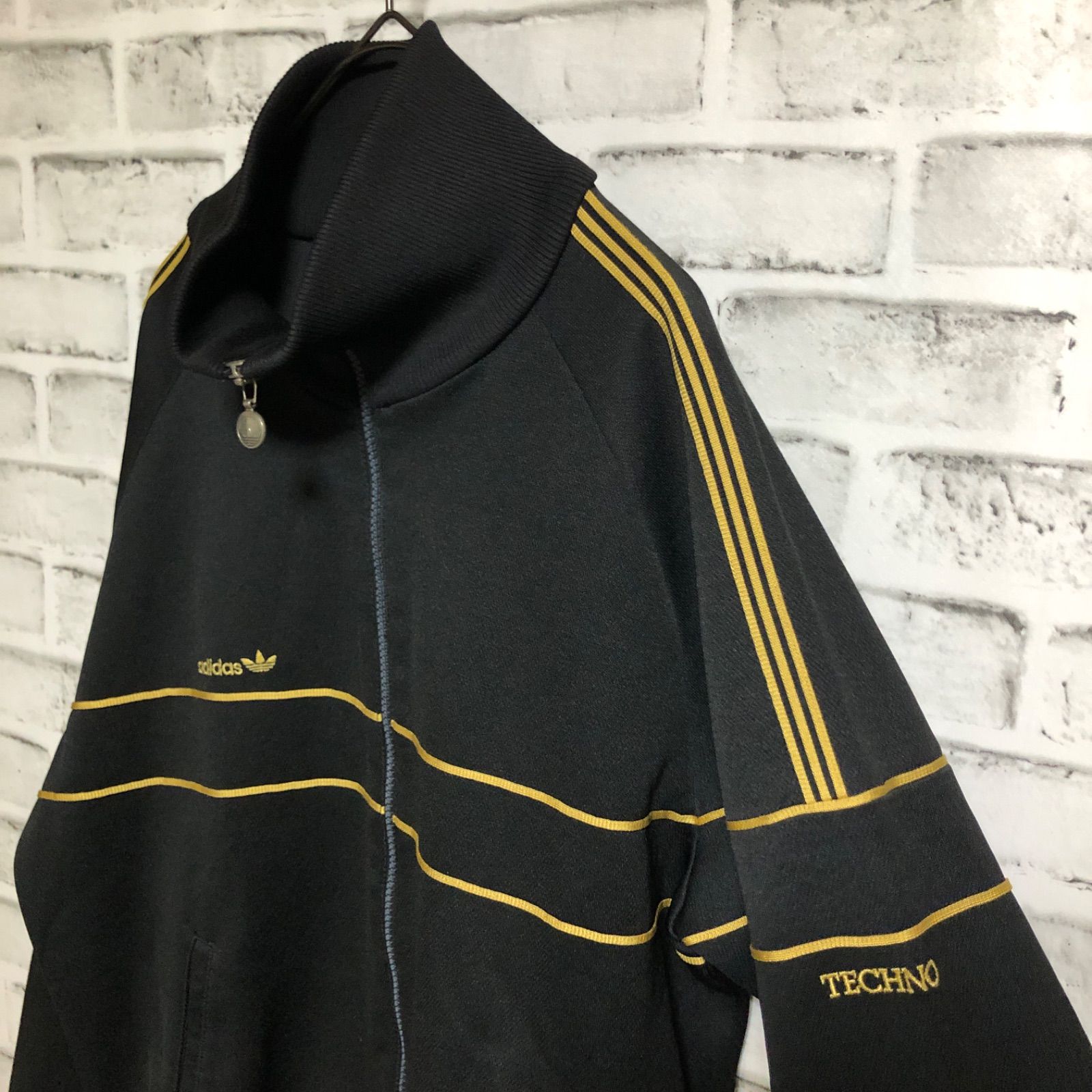 70s⭐️adidas トラックジャケット L TECHNO vintage 赤