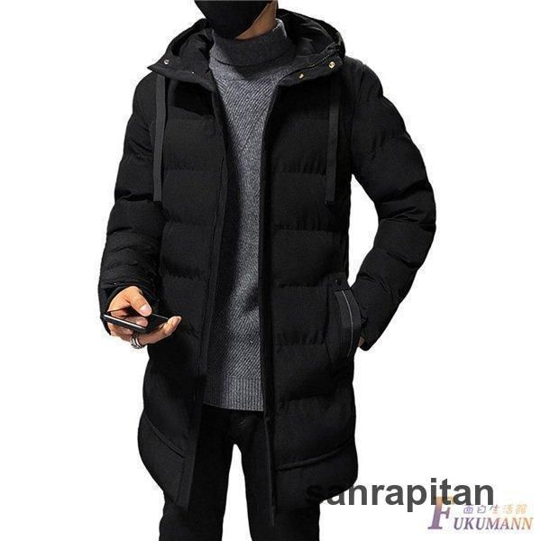 ダウンジャケット メンズ 40代 50代 冬用 軽量 ロングコート フード