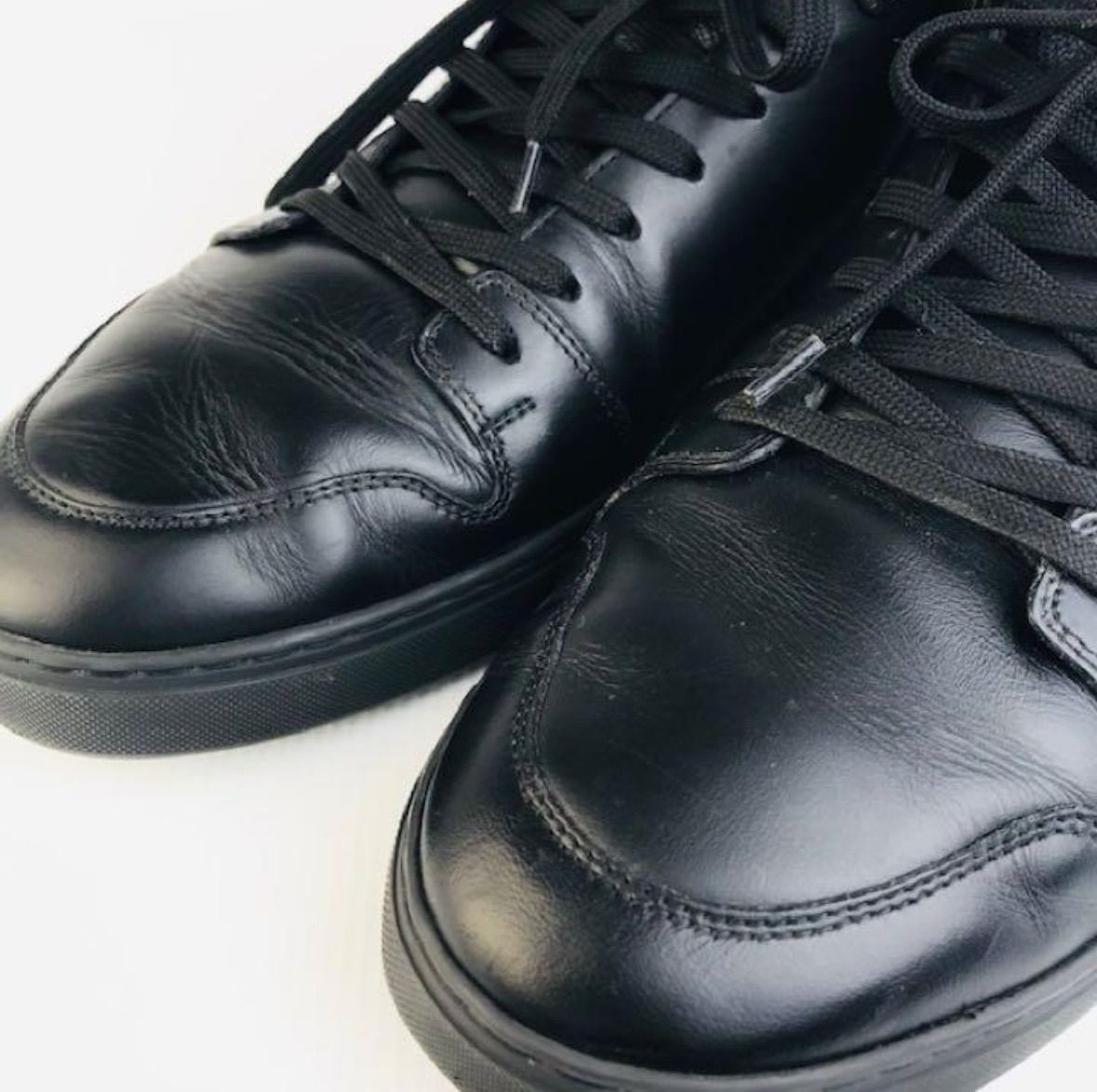 【美品】 ルイヴィトン オフショアライン ダミエ レザースニーカー 美品☆LOUIS VUITTON・ルイヴィトン オフショアライン メンズ レザー