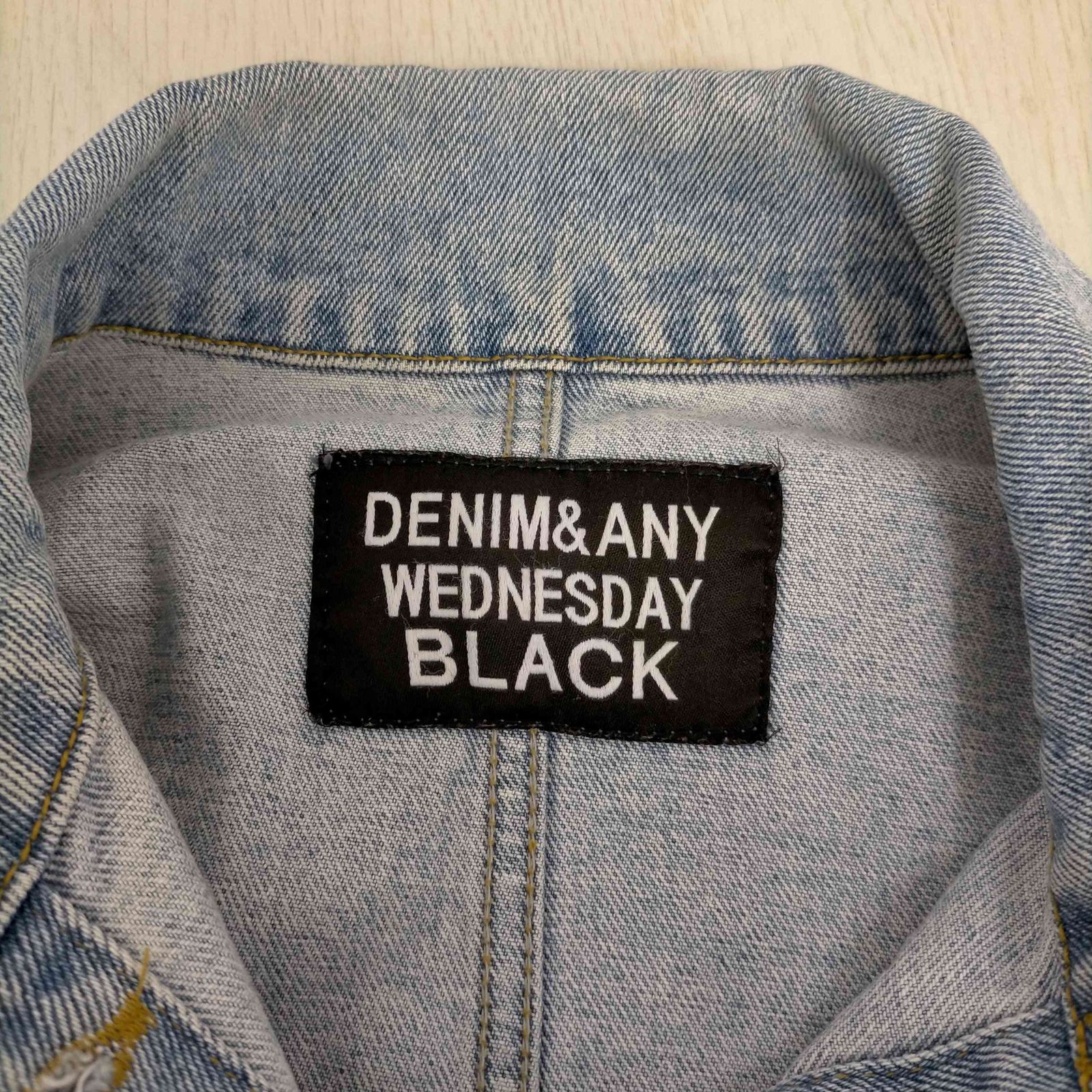 デニムアンドエニーウェンズデーブラック denim & any wednesday black 