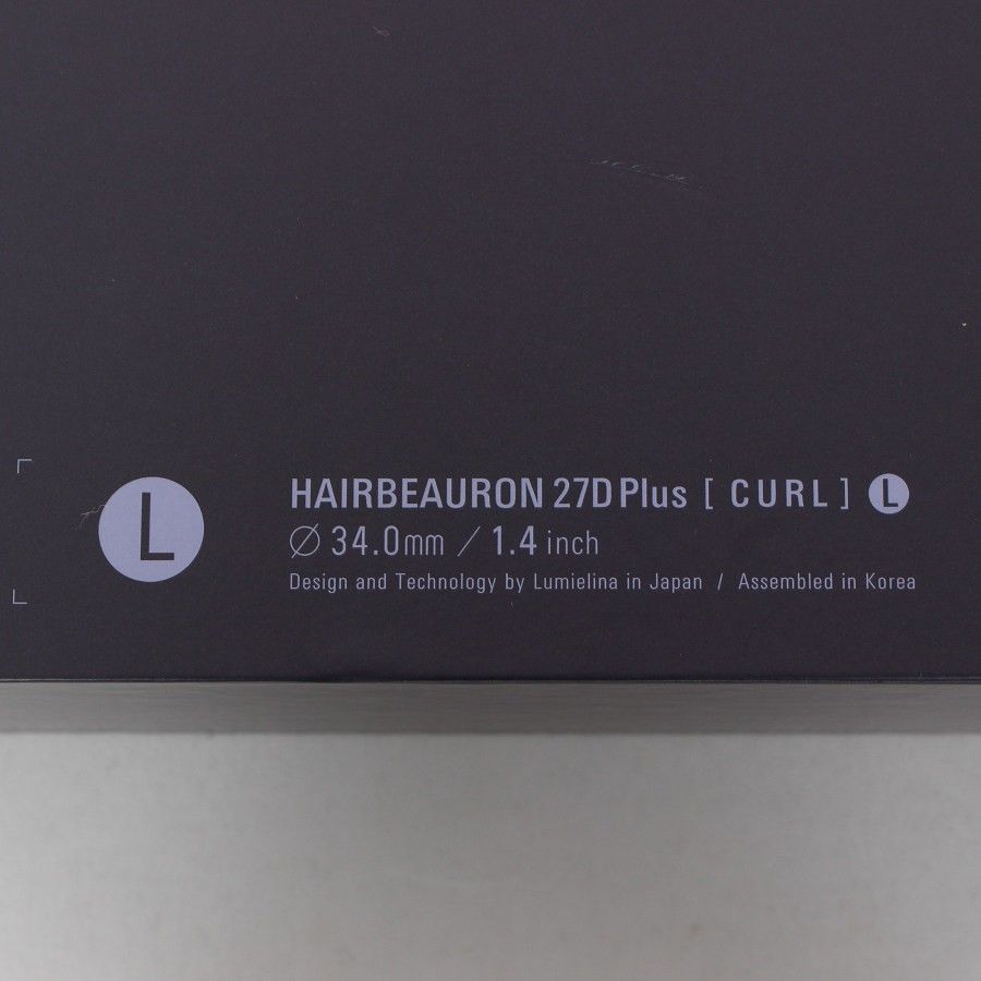新品】ヘアビューロン 27D Plus カール L-type 34.0mm HBRCL27D 新品】ヘアビューロン 27D Plus カール L-type 34.0mm HBRCL27D