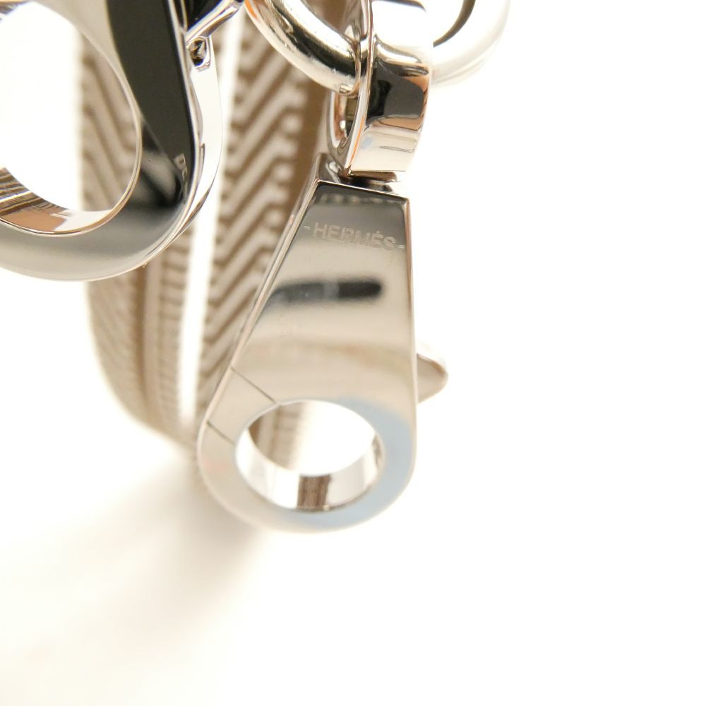 美品【エルメス】バンドリエール　サングルカヴァル 25 シルバー金具 美品 HERMES エルメス バンドリエール サングル カヴァル 25mm