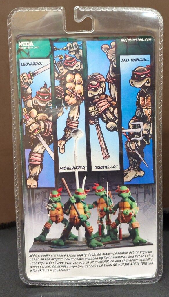 NECA ACTION FIGURE LEONARDO ブリスターパッケージ 7インチ