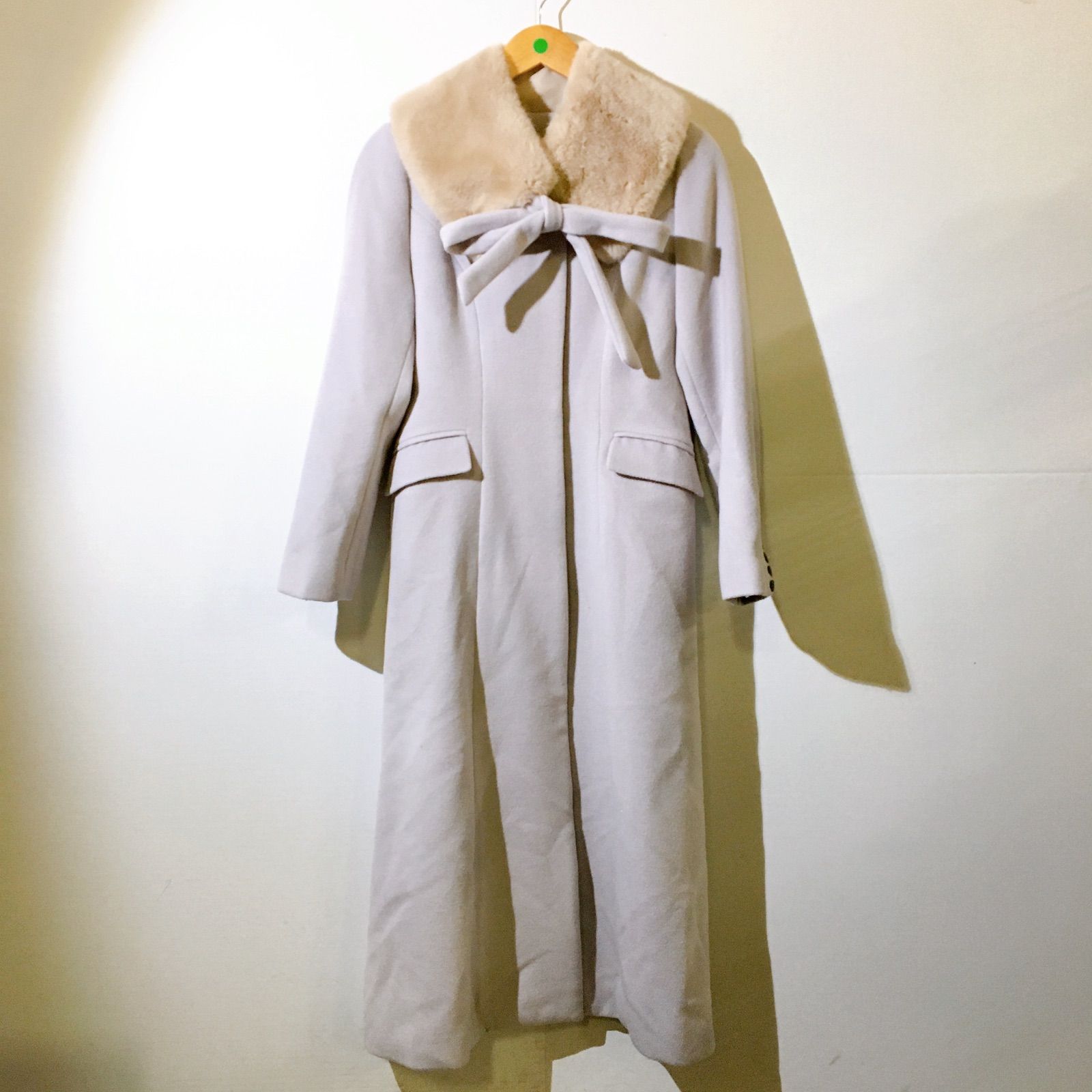 美品】Her lip to ハーリップトゥ Mirage Tippet Long Coat ティペット